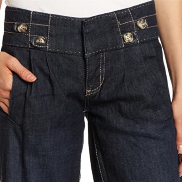 Jolt Women's Indigo Crop 5 - Picture 2 of 6